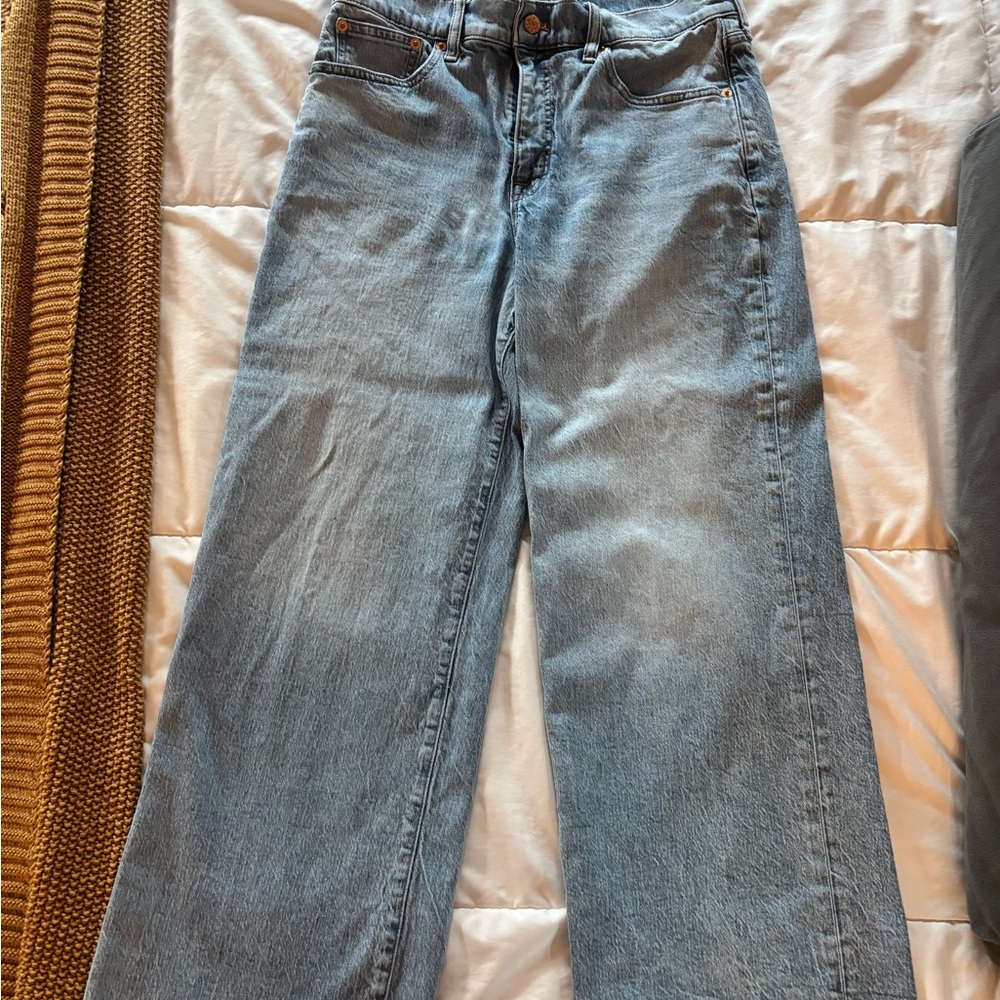 J.  Crew wide leg crop Blue Women's Jeans